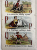 Major’s ABC Alphabet c1860’s McLoughlin color chromolithography juvenile book