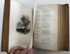 Poetry gift binding leather book 1873 Massive compendium gilt w/ 10 engravings