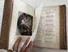Poetry gift binding leather book 1873 Massive compendium gilt w/ 10 engravings