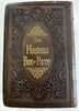Poetry gift binding leather book 1873 Massive compendium gilt w/ 10 engravings