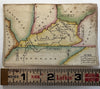Kentucky state c.1820-24 rare Melish miniature state map original hand color
