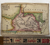 Virginia c.1820-24 rare Melish miniature state map original hand color