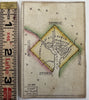 Washington D.C. c.1820-24 rare Melish miniature state map original hand color