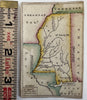 Mississippi state c.1821-24 rare Melish miniature state map original hand color
