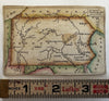 Pennsylvania state c.1821-24 rare Melish miniature state map original hand color