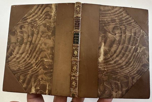 Cruikshank art Loving Ballad of Lord Bateman 1870 fine Zaehnsdorf leather book