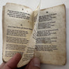 Sunday School Hymns c.1830’s Philadelphia juvenile chap book Ann & Jane Taylor