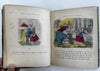 Merry Pictures juvenile book c.1850’s Leavitt & Allen 120 hand colored woodcuts