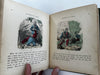 Merry Pictures juvenile book c.1850’s Leavitt & Allen 120 hand colored woodcuts