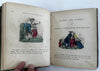 Merry Pictures juvenile book c.1850’s Leavitt & Allen 120 hand colored woodcuts
