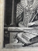 Elisabeth Queen of England sword book 1740’s scarce G. Vertue engraved portrait