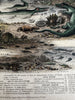 Antediluvian World Tertiary Oolite system 1849 Reynolds hand colored rare print
