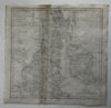 British Isles Ireland England Isles 1750 Vaugondy hand colored miniature map