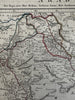 Saudi Arabia Persian Gulf Mesopotamia 1828 S. Arrowsmith engraved hand color map