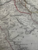Saudi Arabia Persian Gulf Mesopotamia 1828 S. Arrowsmith engraved hand color map