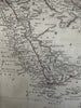 Saudi Arabia Persian Gulf Mesopotamia 1828 S. Arrowsmith engraved hand color map