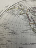 North & South America Mexican West US 1828 S. Arrowsmith engraved hand color map