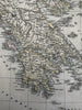Greece Greek Islands Candia Morea Cyclades 1818 Smith scarce gorgeous map