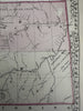 Montana Territory pre-statehood 1880 Mitchell decorative hand colored nice map