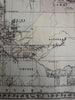 Idaho Territory pre-statehood 1880 Mitchell decorative hand colored map