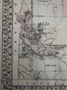 Idaho Territory pre-statehood 1880 Mitchell decorative hand colored map
