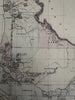Idaho Territory pre-statehood 1880 Mitchell decorative hand colored map