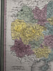 China Korea Formosa Yellow Sea 1855 Cowperthwait lovely hand color map