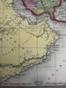 Arabian peninsula Persia Iran Beloochistan Kerman Cabul 1855 Cowperthwait map