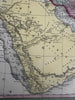 Arabian peninsula Persia Iran Beloochistan Kerman Cabul 1855 Cowperthwait map
