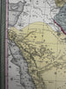 Arabian peninsula Persia Iran Beloochistan Kerman Cabul 1855 Cowperthwait map