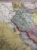 Arabian peninsula Persia Iran Beloochistan Kerman Cabul 1855 Cowperthwait map