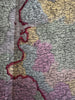 Europe large folio sheet 1855 Cowperthwait fine hand colored map