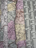 New York state large folio sheet 1855 Cowperthwait fine hand colored map