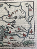 Prussia Germany Baltic Pomerania c.1560-90 Munster Cosmography wood cut map