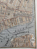New York city plan 1853 Ensign charming giftable miniature hand colored map