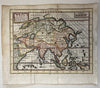 Asia Arabia to China Company’s Land myth 1772 scarce charming miniature HC map