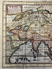 Asia Arabia to China Company’s Land myth 1772 scarce charming miniature HC map