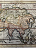 Asia Arabia to China Company’s Land myth 1772 scarce charming miniature HC map