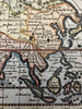 Asia Arabia to China Company’s Land myth 1772 scarce charming miniature HC map