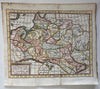 Poland la Pologne Europe Lithuania 1772 scarce charming miniature HC map