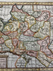 Poland la Pologne Europe Lithuania 1772 scarce charming miniature HC map
