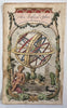 Celestial Armillary Sphere w/ cherub 1756 by T. Jefferys scarce hand color print