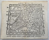 Holy Land ancient Palestine Syria Mesopotamia Babylonia 1579 Petri miniature map
