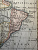 South America 1828 attractive engraved hand color map