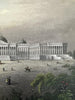 Washington DC the "new" Capitol building c. 1850 Meyer hand color print