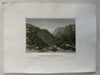 California gold rush men digging Mokelumne river c. 1850 Meyer hand color print