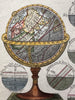 Celestial globes zodiac & earth 1719 Chiquet attractive engraved antique print