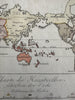 World Thematic ethnographic peoples of world c.1810-20’s rare hand color map