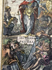 Allegorical Queen & river gods title page 1711 Harrewijn scarce hand color print