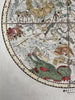 Celestial star constellations 1810 North & South Hemispheres 2 hand color prints